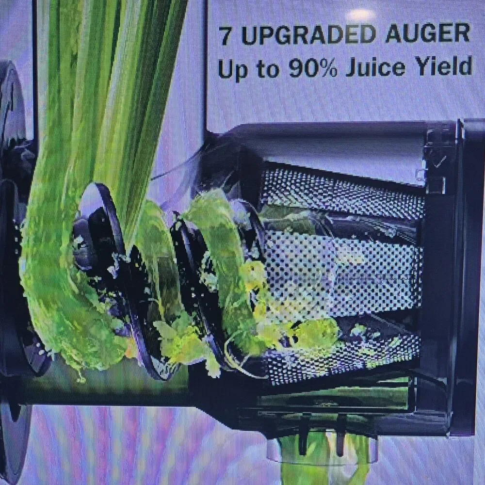New In Box AMZCHEF Slow Juicer ZM1532 Low Decibel 90% Juice Yield Upgraded Auger